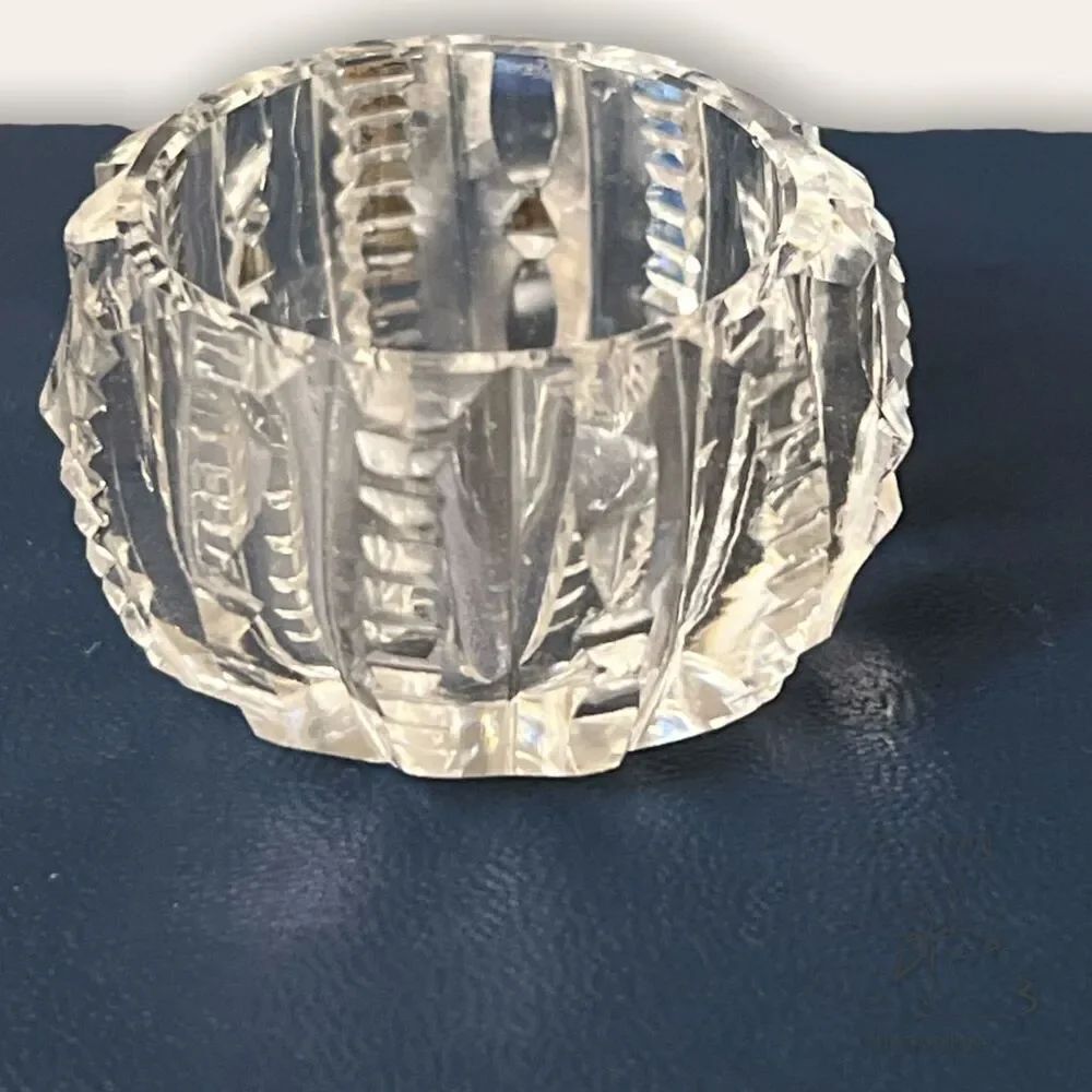 11 Vintage Crystal Taper Candle Holders